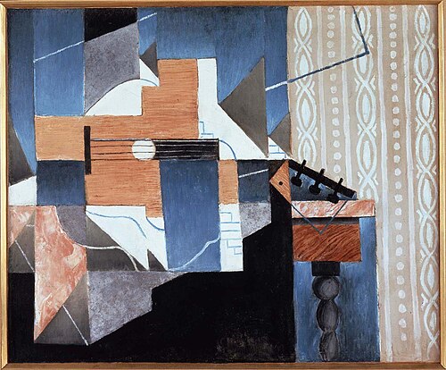La guitare sur la table, 1913, Juan Gris