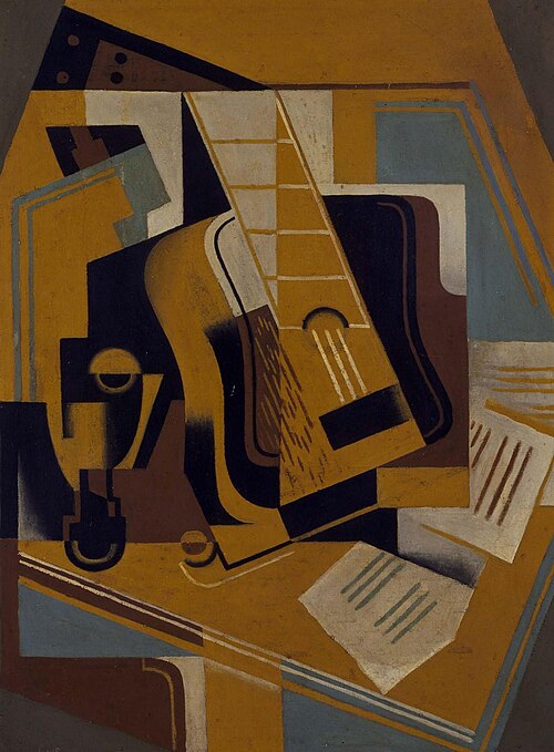 La guitare, 1918, Juan Gris