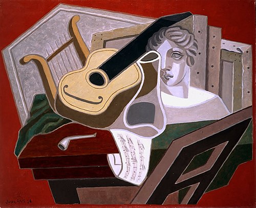 La table du musicien, 1926, Juan Gris