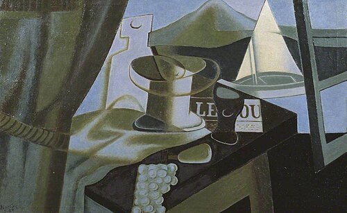 Overlooking the Bay, 1921, Juan Gris