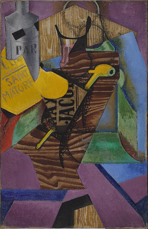 Still Life with a Book, 1913, Juan Gris