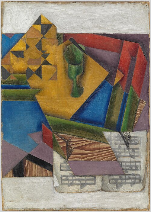 The Music Paper, 1913, Juan Gris
