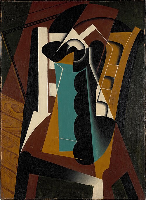 Still Life on a Chair, 1917, Juan Gris