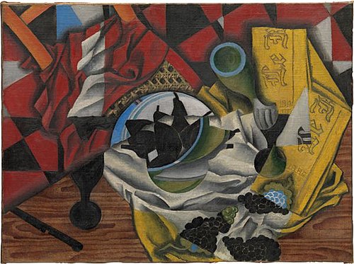 Pears and Grapes on a Table, 1913, Juan Gris