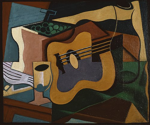 Still Life with Guitar, , Juan Gris