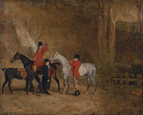 Foxhunting Scene, 1808, Benjamin Marshall