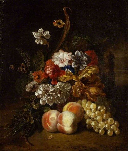 Flowers and fruit, 1720, Maria Weenix