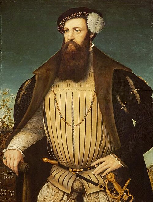 Portrait of a Man, probably John Digby of Ab Kettleby, 1547, Gerlach Flicke