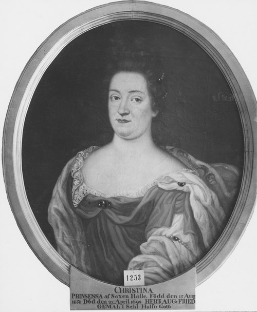 Kristina, 1656-1698, prinsessa av Sachsen-Weisenfels, hertiginna av Holstein-Gottorp, , Ludwig Weyandt