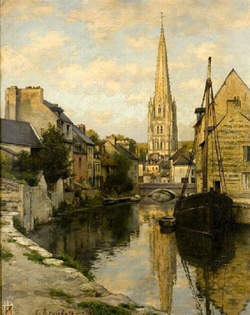 Le canal d'Harfleur, , Émile Renouf