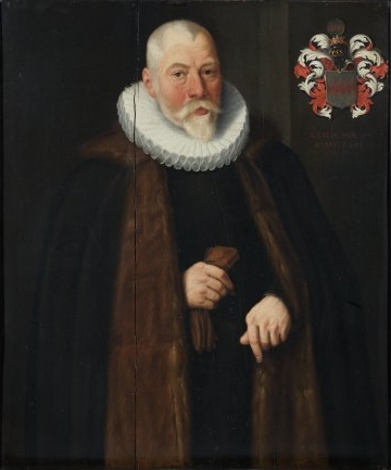 Portrait of Jacob van Foreest, 1611, Jacques Waben