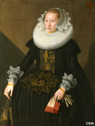 Portrait of Susanna van Someren  (1609-....), 1629, Jacques Waben