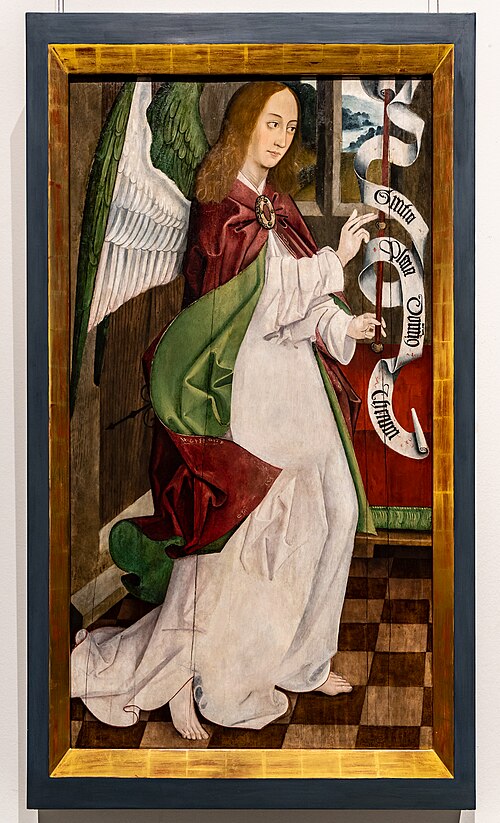 Verkündigung an Maria (Inv. Nr. 2.42), 1490, Jörg Stocker
