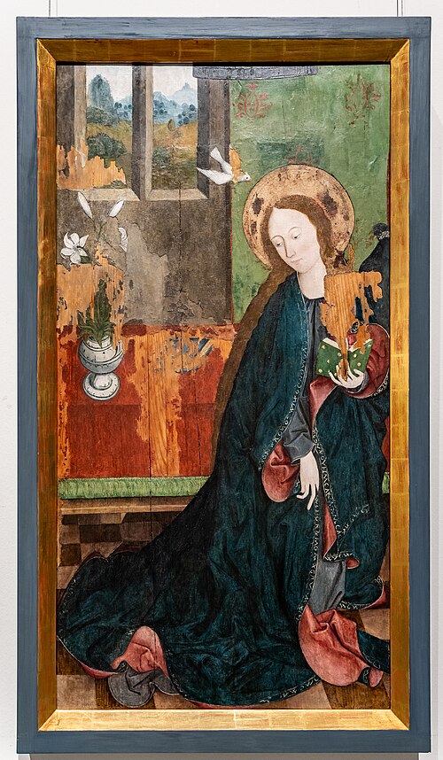 Verkündigung an Maria (Inv. Nr. 2.43), 1490, Jörg Stocker