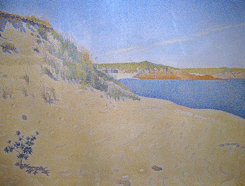 Plage à Saint Briac, 1890, Paul Signac