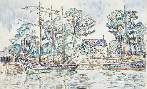 Paimpol, the Fanny Crossfield, , Paul Signac