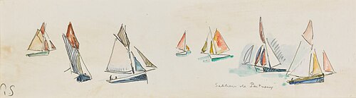 Les Sabliers de Pontrieux, , Paul Signac