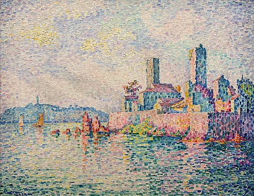 Antibes, les tours, 1911, Paul Signac