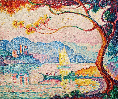 Antibes. Petit Port de Bacon, 1917, Paul Signac