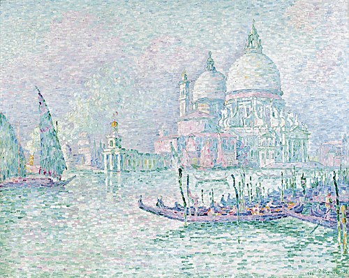 Venise. la Salute. Vert, 1908, Paul Signac