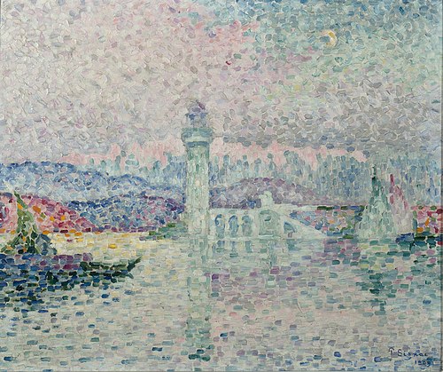 Le phare d'Antibes, 1909, Paul Signac