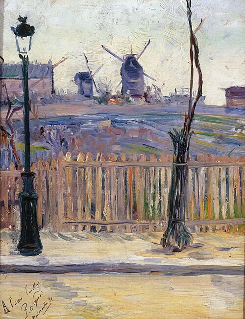 Le Moulin de la Galette, à Montmartre, 1884, Paul Signac