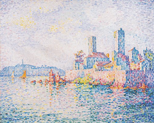 Antibes, The towers, 1911, Paul Signac