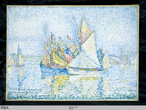 Concarneau, le port, 1925, Paul Signac
