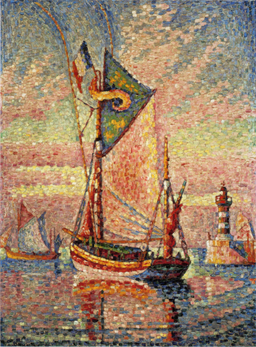 Thonier à Concarneau, 1925, Paul Signac