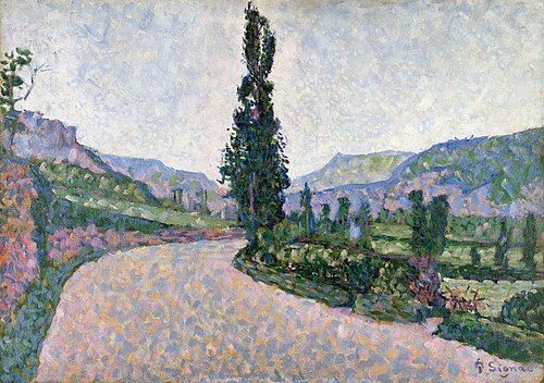 Comblat-le-Château. Le Peuplier, 1887, Paul Signac