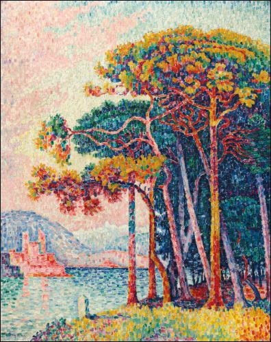 Antibes (la pinède), 1917, Paul Signac