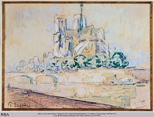 Notre-Dame, 1920, Paul Signac