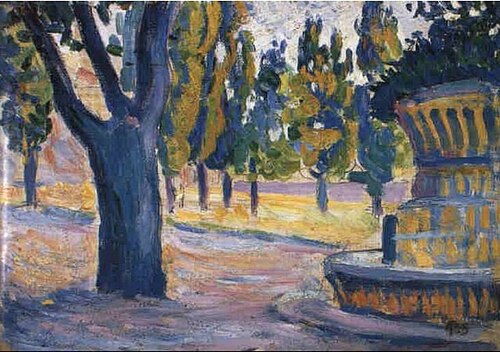 Étude pour La Place des Lices, 1895, Paul Signac