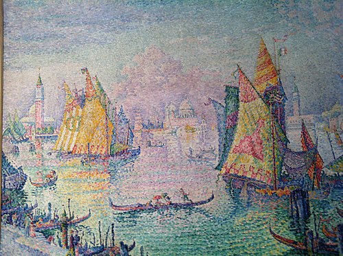 La Lagune de Saint-Marc, Venise, 1905, Paul Signac