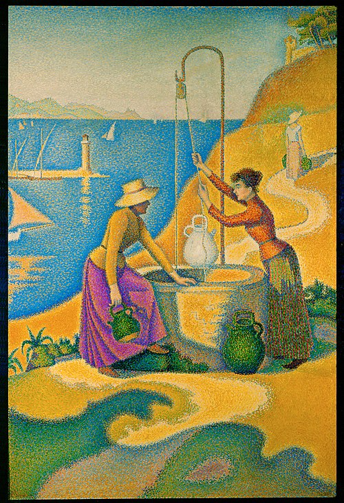 Femmes au puits, 1892, Paul Signac