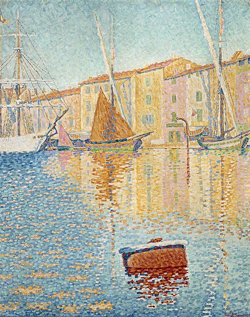 La Bouée rouge, 1895, Paul Signac
