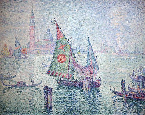 La Voile verte, 1904, Paul Signac