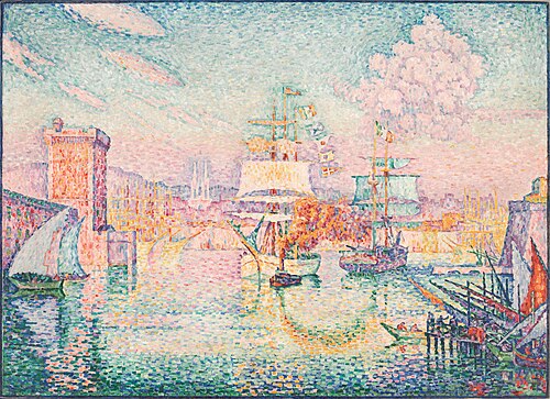 L'Entrée du port de Marseille, 1911, Paul Signac