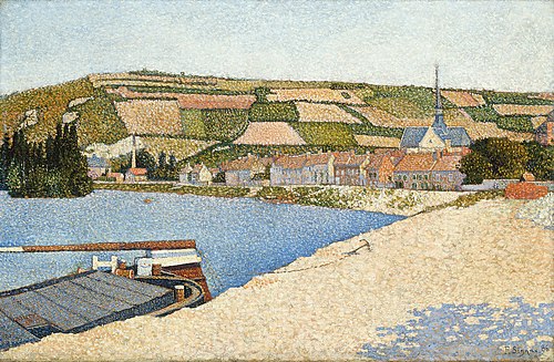 Les Andelys, Côte d'Aval, 1886, Paul Signac