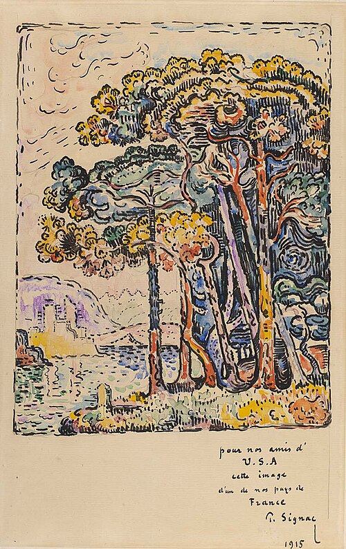 Paysage, 1915, Paul Signac