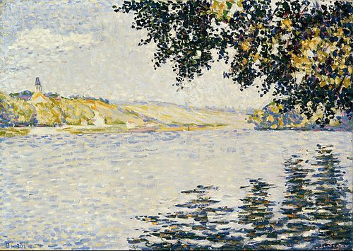 View of the Seine at Herblay, 1889, Paul Signac