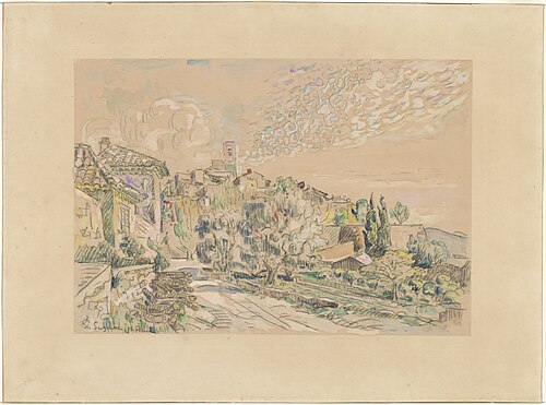 Landschap, , Paul Signac