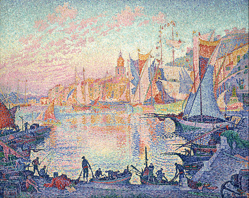 Le Port de Saint-Tropez, 1901, Paul Signac