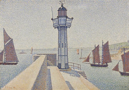 Portrieux, le phare, 1888, Paul Signac
