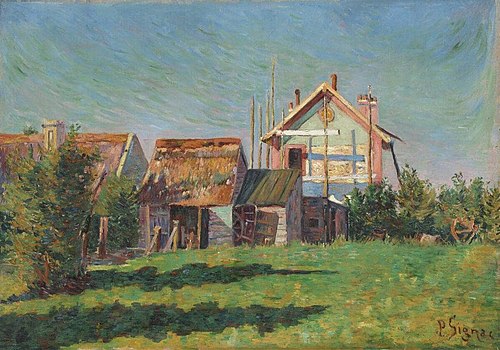 Port-en-Bessin, La Valleuse, 1884, Paul Signac