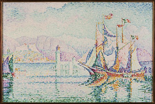 Antibes - Le matin., 1914, Paul Signac