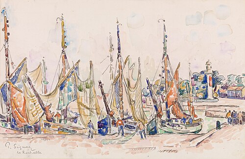 La Rochelle, 1911, Paul Signac