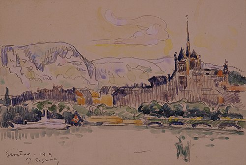 Genève, 1919, Paul Signac