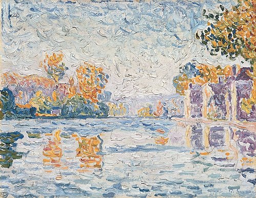 La Seine à Samois (étude), 1899, Paul Signac