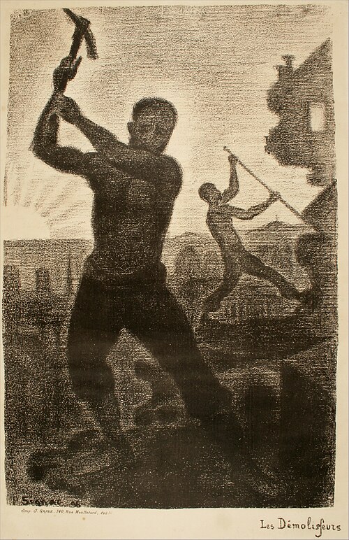 Les Démolisseurs, 1896, Paul Signac